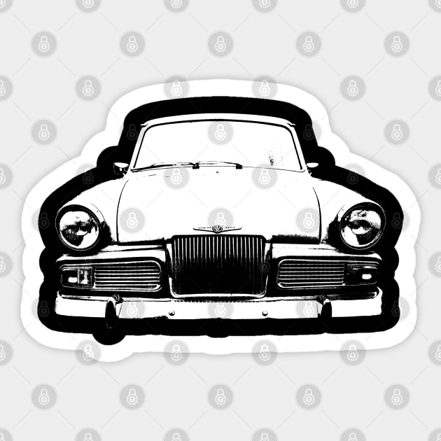 Sunbeam Rapier 1960s British classic car monoblock white Sticker by soitwouldseem